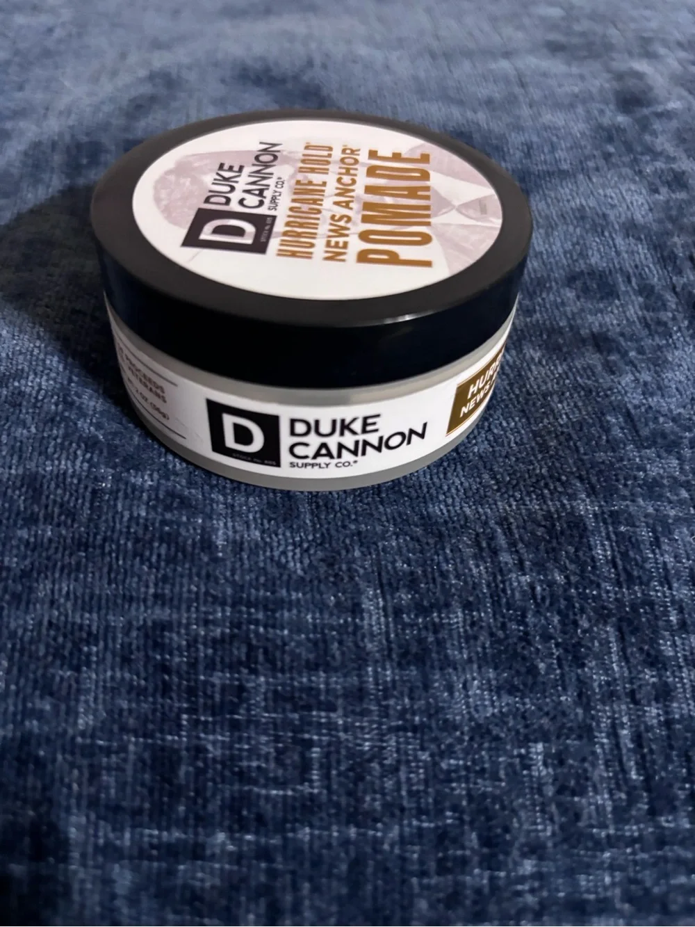 Duke Cannon Hurricane Hold News Anchor Pomade Max. Hold Matt Finish 2 oz New